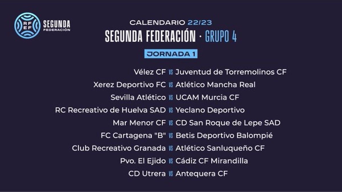 CD Utrera, Sevilla Atlético y Betis Deportivo ya saben ante quienes debutarán en Segunda RFEF