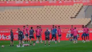 Una buena noticia y otra mala en el último entrenamiento del Athletic