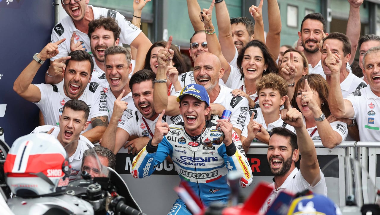 Una ayuda divina por Marc Márquez