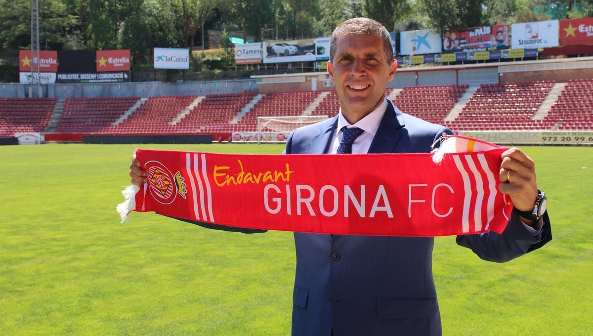 El presidente del Girona recibe un mensaje del Atlético
