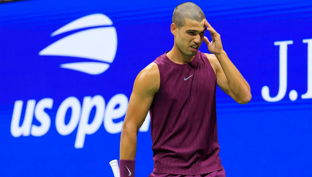 Carlos Alcaraz se va de vacío en Flushing Meadows