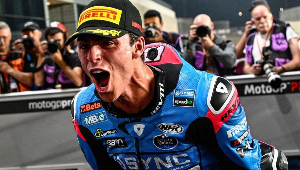 Alonso López y David Alonso, primeros líderes en Moto2 y Moto3