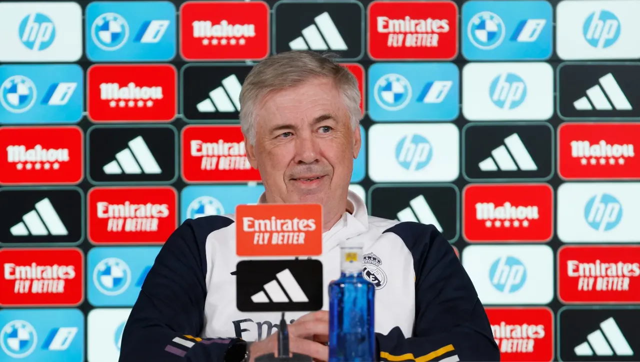 Carlo Ancelotti: "Lunin ha hecho una gran temporada y Courtois es el mejor portero del mundo"