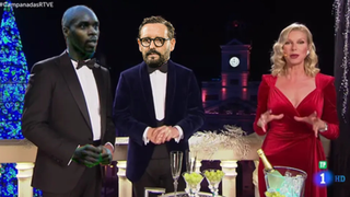 Bordalás y Nyom dando las Campanadas en RTVE, la viral petición en redes