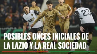 Alineaciones Lazio - Real Sociedad: Alineación posible de Lazio y Real Sociedad en el partido de hoy de la UEFA Europa League