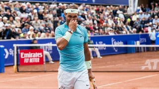 Nadal, de la sonrisa al sufrimiento en Bastad