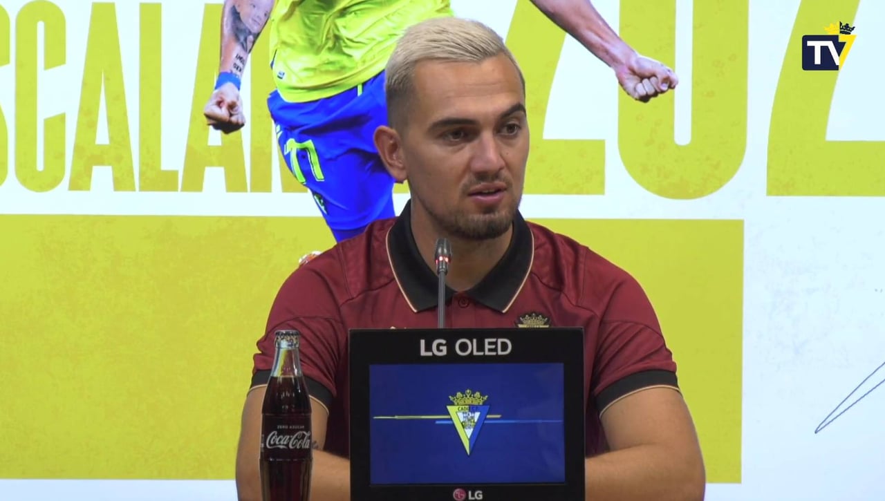 Escalante se sincera sobre el motivo que lo decantó por el Cádiz 