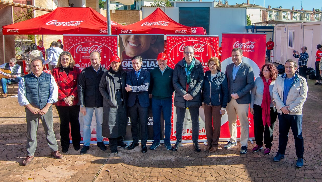 Coca-Cola aliviará la Navidad de las familias más desfavorecidas repartiendo más de 24.000 comidas