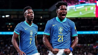 Endrick brilla en Wembley por encima de Vinicius y Bellingham