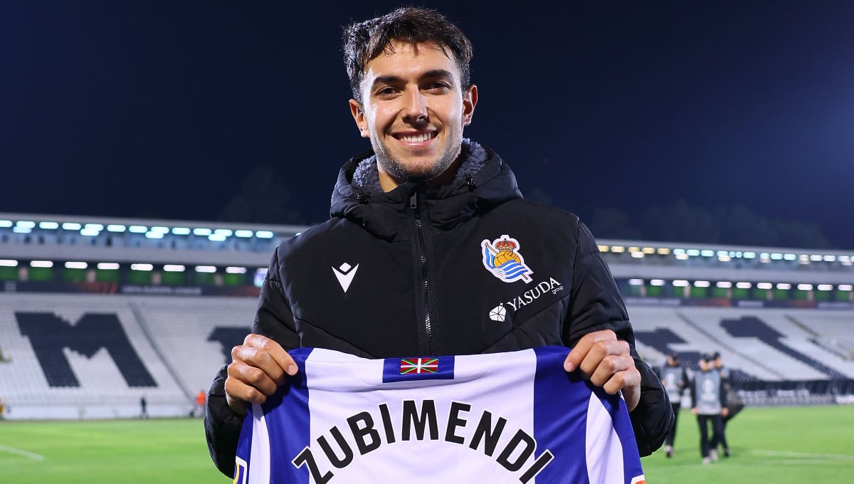 Zubimendi reafirma su compromiso con la Real Sociedad tras su histórica actuación ante el Maccabi Tel Aviv.