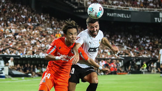 Valencia 1-1 Real Sociedad: Diego López y Take Kubo firman las tablas