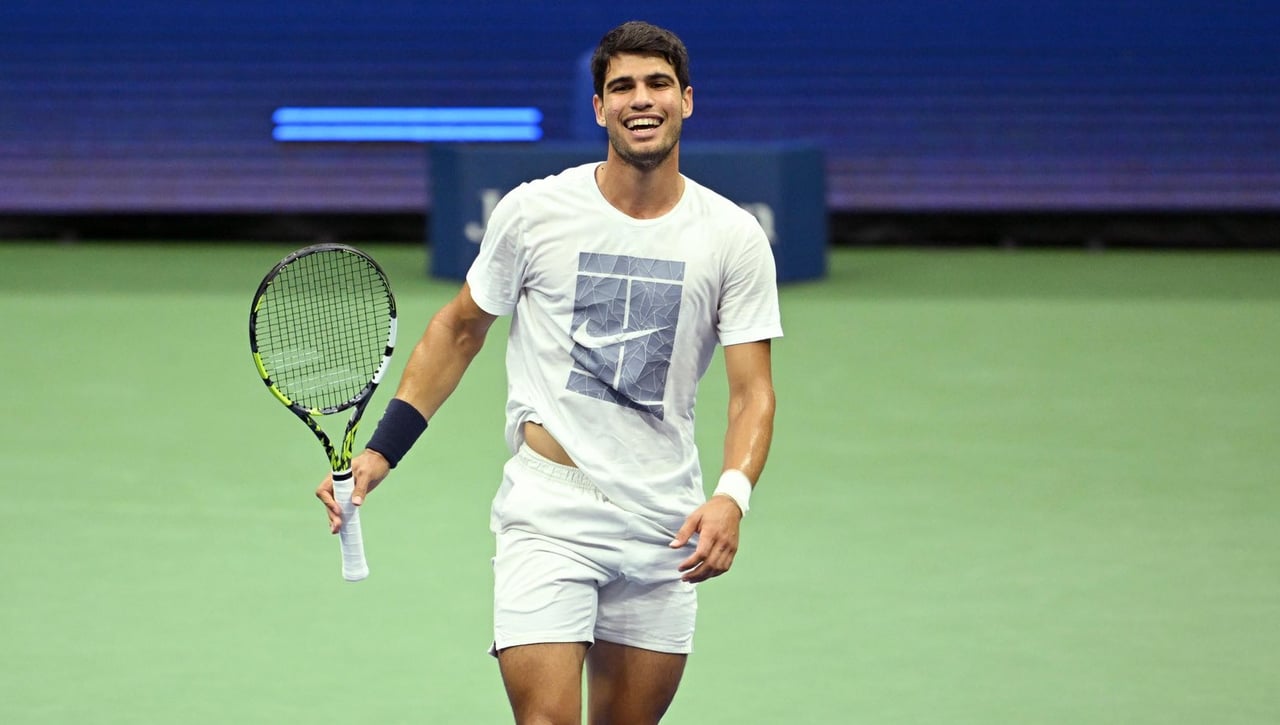 Carlos Alcaraz debuta en el US Open con un partido muy especial