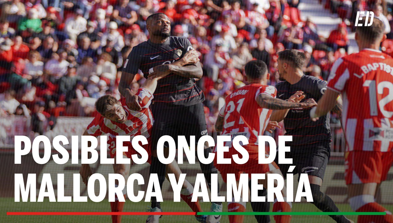 Alineaciones Mallorca - Almería: Alineación posible de Mallorca y Almería en el partido de hoy de LaLiga EA Sports