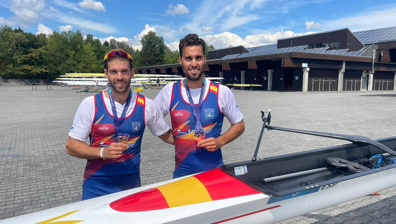 Bronce para los sevillanos Jaime Canalejo y Javier García en el Europeo de remo