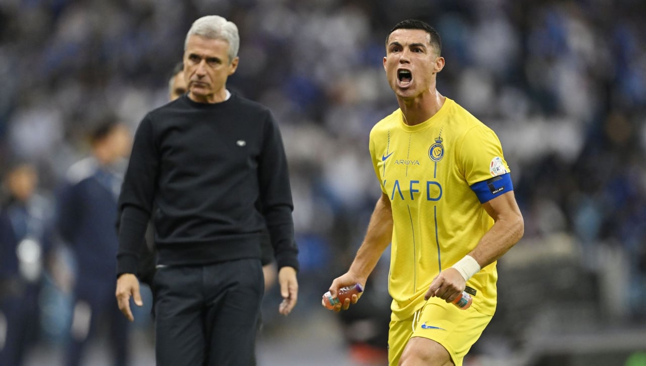 Cristiano Ronaldo explota contra el árbitro y protagoniza una de sus peores noches en el Al-Nassr