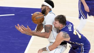 Luka Doncic frustra el regreso de Anthony Davis a Los Ángeles y Santi Aldama sigue sumando dobles dígitos