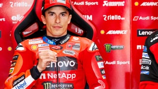 Marc Márquez oculta la dura realidad en Ducati
