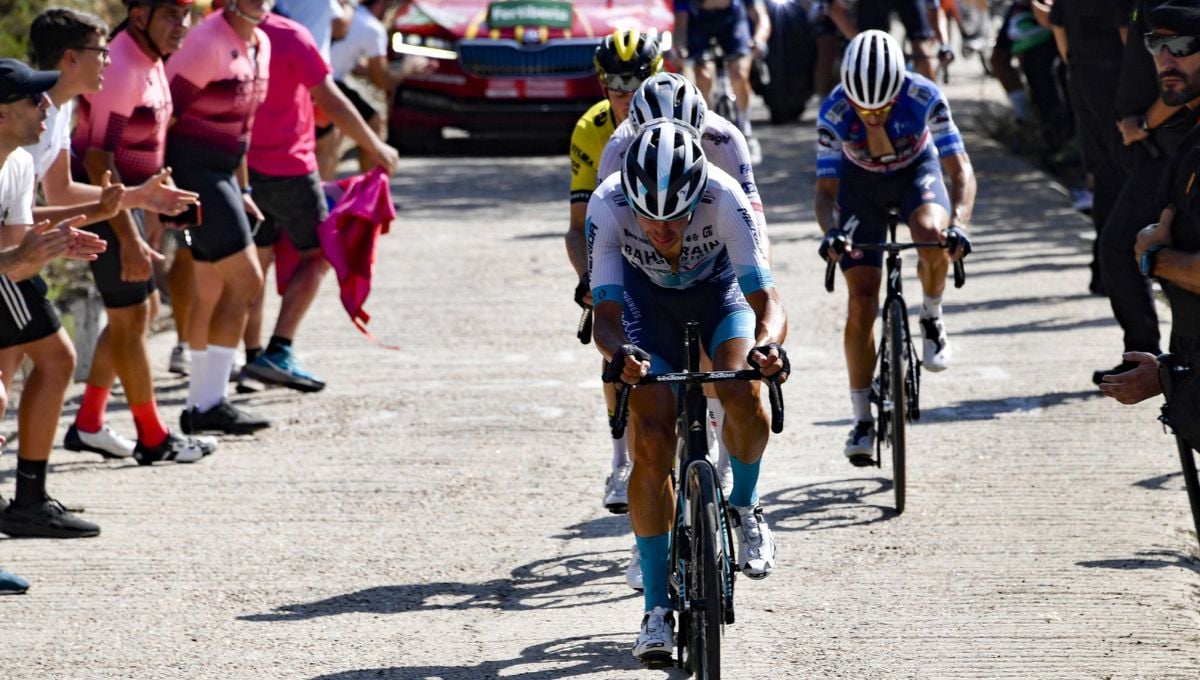 El cuarto de la general de La Vuelta abandona