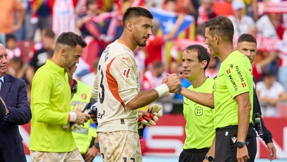Pulido Santana eclipsa a Gazzaniga en el polémico Girona - Athletic con cuatro penaltis y una roja 