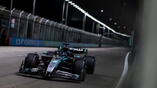 George Russell reina en la 'Madrugá' de Singapur