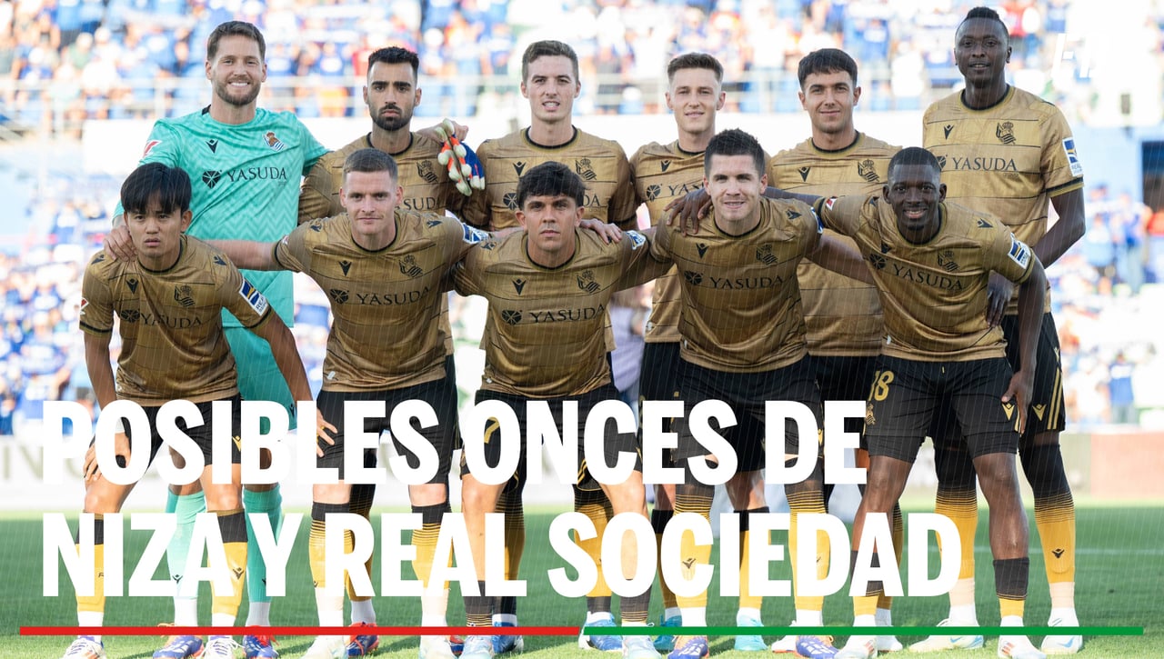 Alineaciones Niza – Real Sociedad: Alineación posible de Niza y Real Sociedad en el partido de hoy de la UEFA Europa League