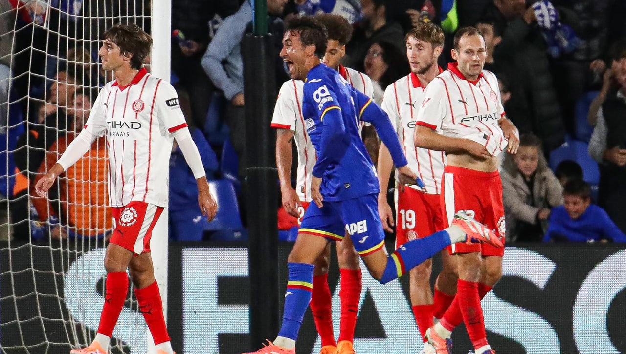 Getafe 2-1 Girona: Pesadilla gerundense en su visita al Coliseum