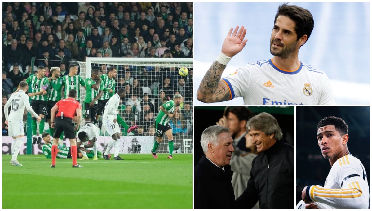 Betis - Real Madrid | La indiferencia de Isco y Pellegrini, la amenaza de Bellingham y las presiones al árbitro