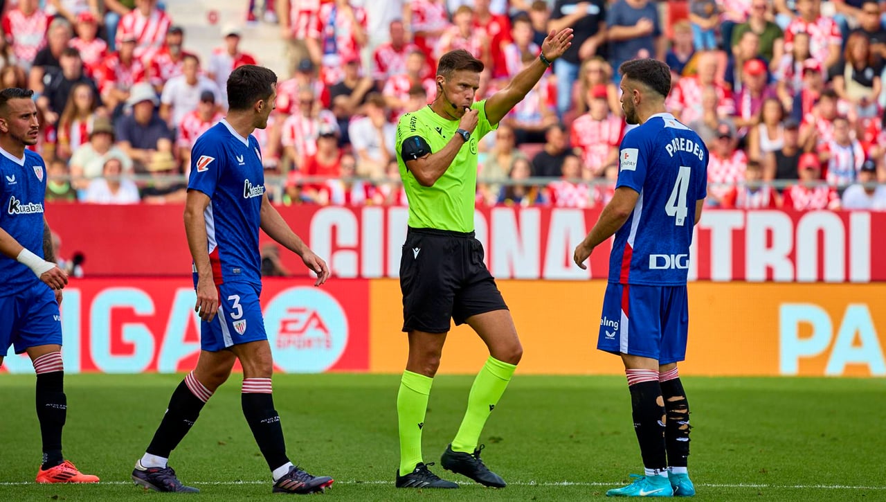 El enfado de Ernesto Valverde con Aitor Paredes