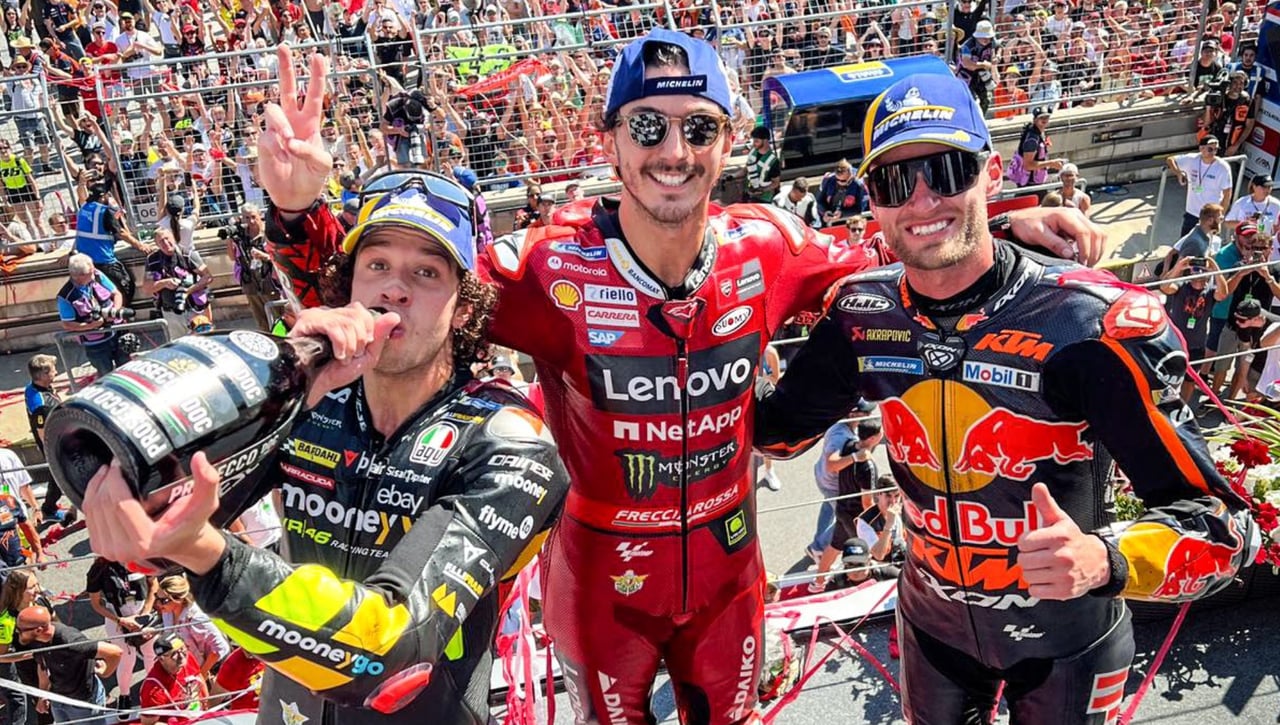 Bagnaia no da tregua y Márquez por fin despierta en el GP de Austria