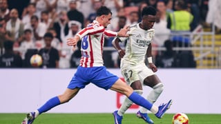 Simeone, a Vinicius durante la semifinal de la Supercopa: "Te va a echar Florentino, 'acordate' de lo que te digo"