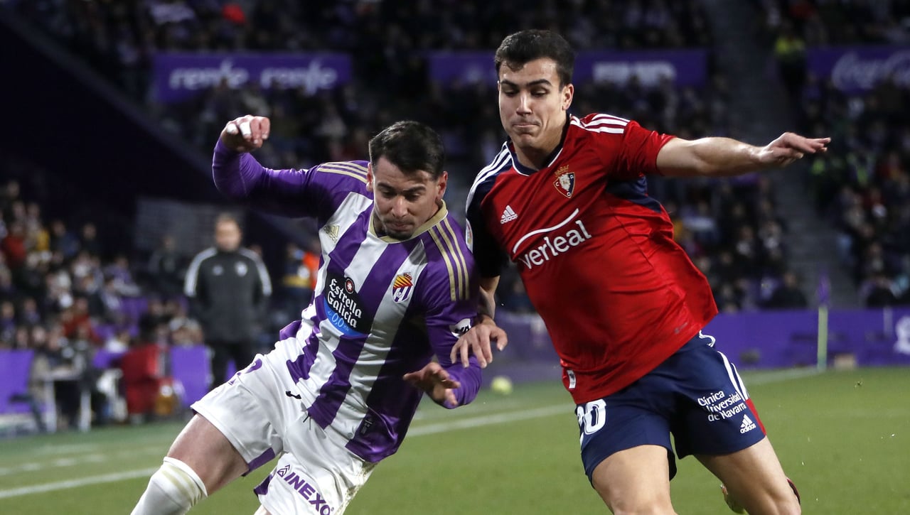 Real Valladolid - CA Osasuna: resumen, goles y resultado