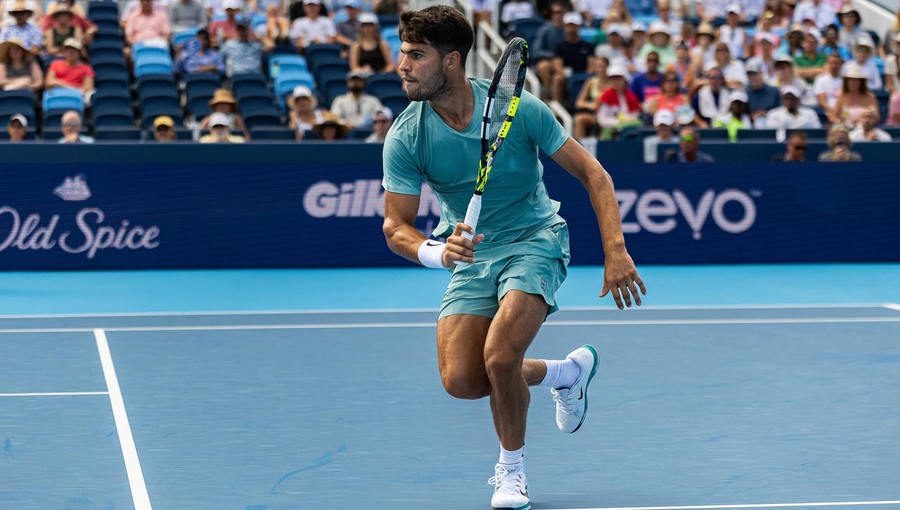 Carlos Alcaraz llega a tiempo a Cincinnati