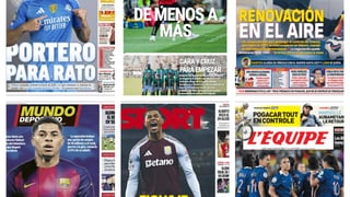 La renovación de Courtois, el fichaje de Rashford, los amistosos de Sevilla y Betis... así vienen las portadas de hoy