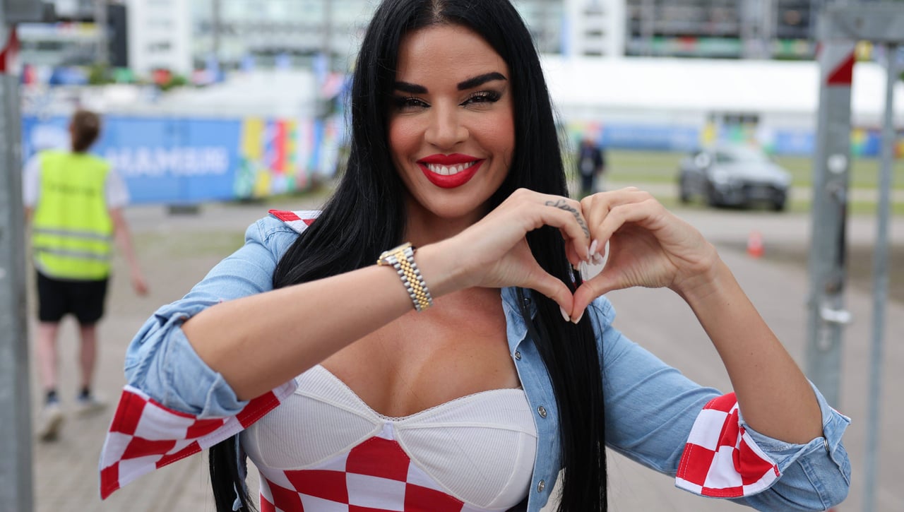 Ivana Knoll, la seguidora de Croacia más viral de la Eurocopa