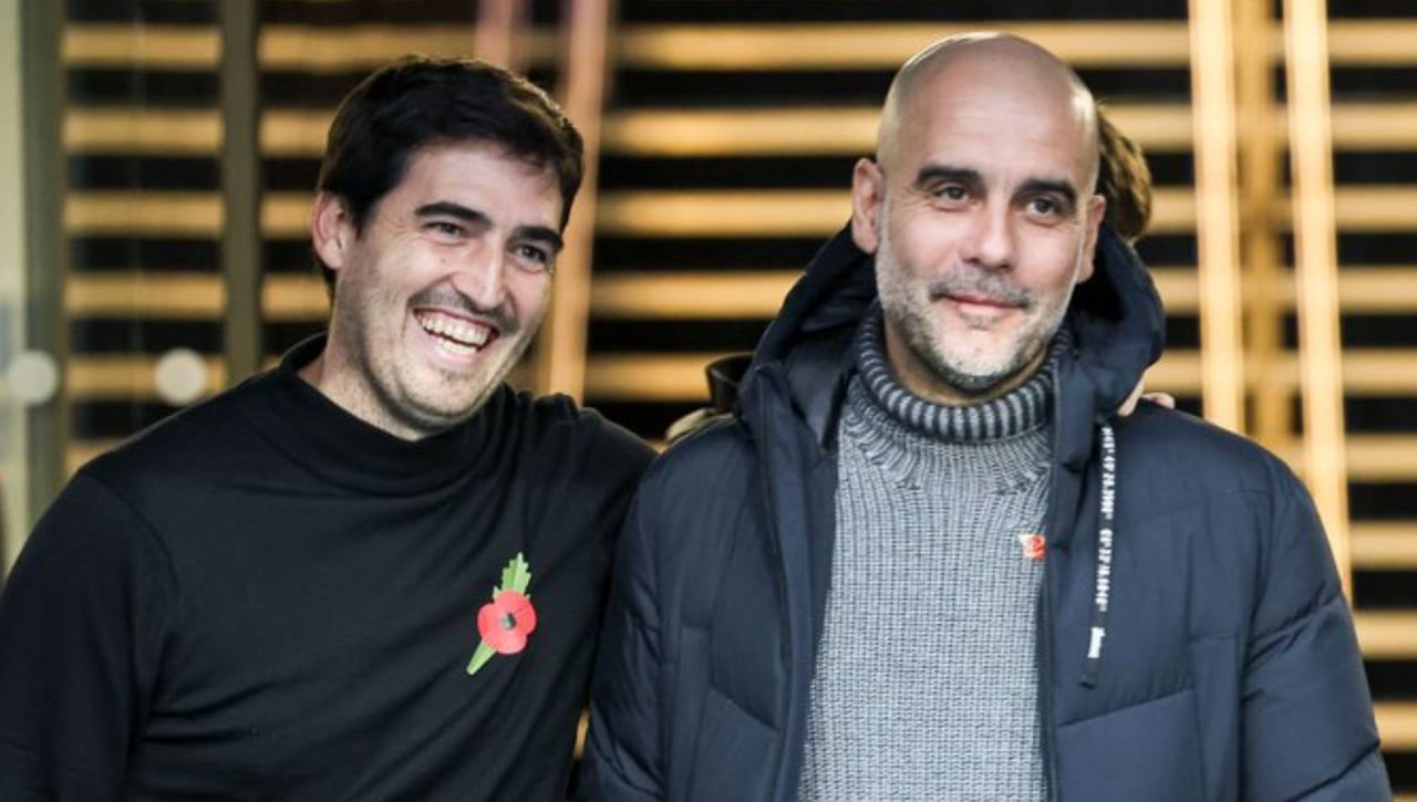 El pique que nadie esperaba entre Iraola y Guardiola al finalizar el encuentro