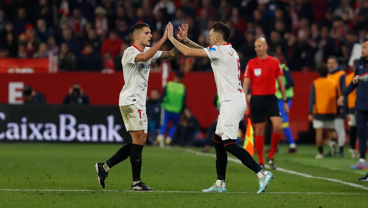 Las dobles sesiones de Ocampos ya dan puntos al Sevilla