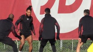 El Sevilla se entrena con Ejuke, Iheanacho, Suso y Kike Salas