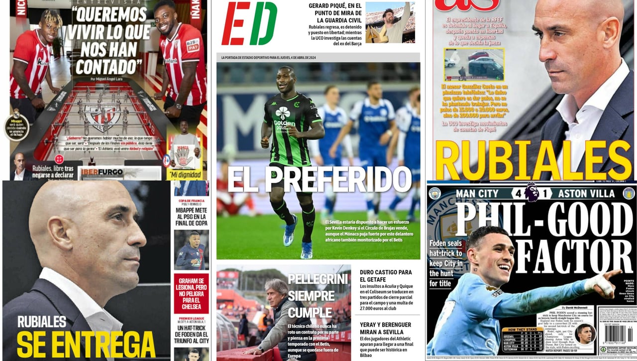 Rubiales, en el punto de mira: 'detenido', 'acorralado', 'se entrega'...