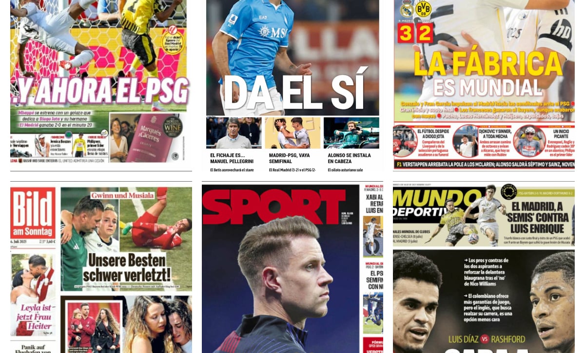 El fichaje de Giovanni Simeone, la renovación de Pellegrini, la victoria del Real Madrid... así vienen las portadas