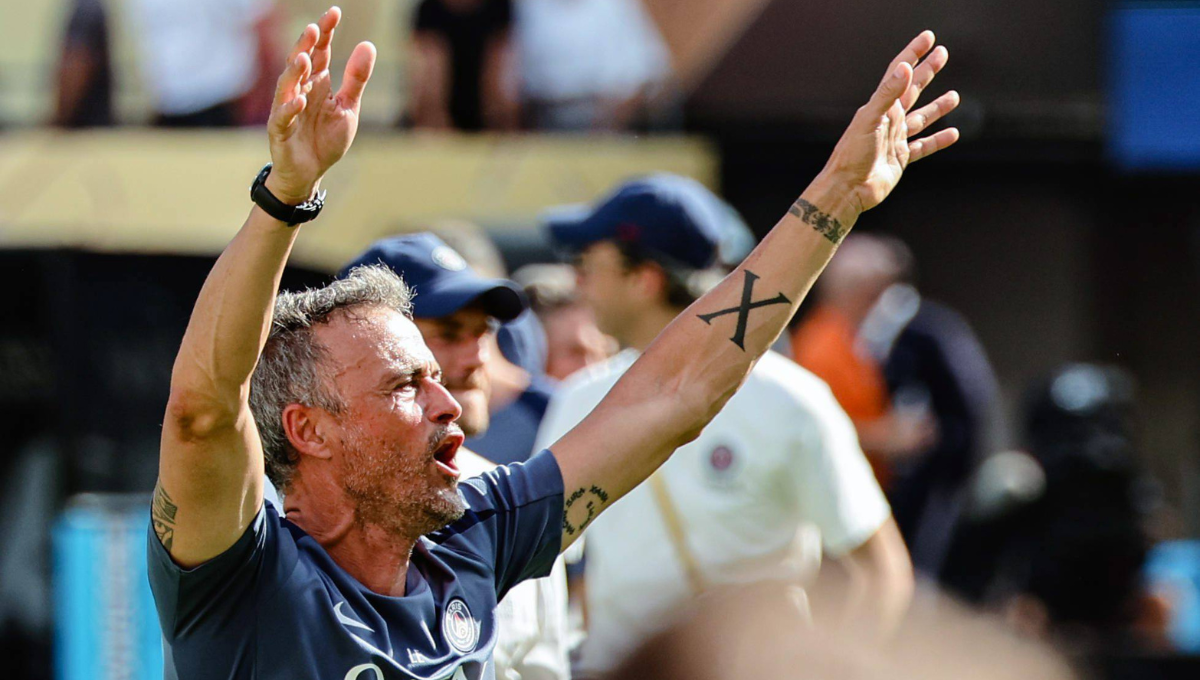 Luis Enrique señala a Dembélé