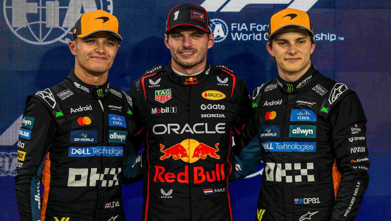 Las opciones que tienen Norris, Verstappen y Piastri de ganar el Mundial de F1 en Abu Dabi