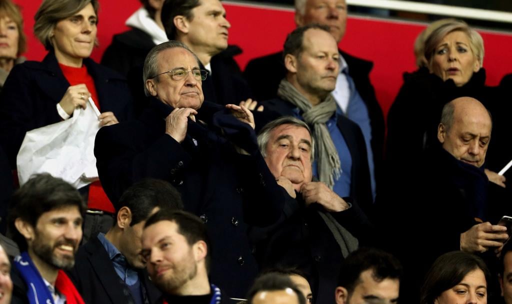 Florentino Pérez presenta su carta de dimisión en la Federación