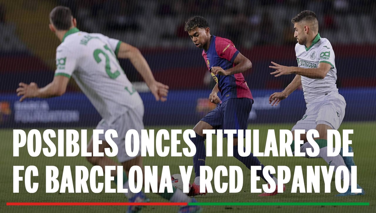 Alineaciones Barcelona - Espanyol: Alineación de Barcelona y Espanyol en el partido de hoy de LaLiga