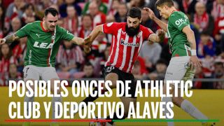 Alineaciones Athletic - Alavés: Alineación posible de Athletic y Alavés en el partido de hoy de LaLiga EA Sports
