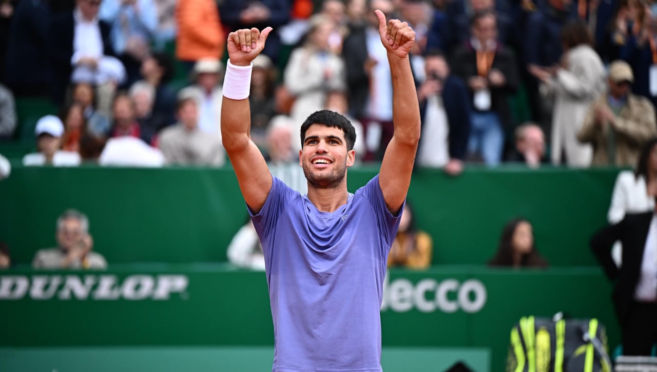 Subidón de Carlos Alcaraz en Montecarlo