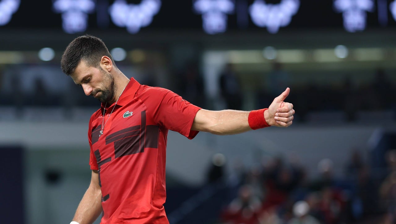 Djokovic se estrella con la realidad