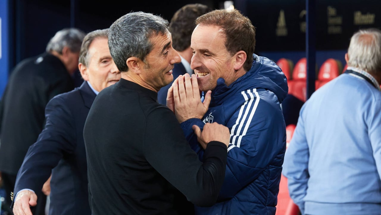 Arrasate, el Athletic o la Real Sociedad: "﻿A Valverde lo tengo en un pedestal"