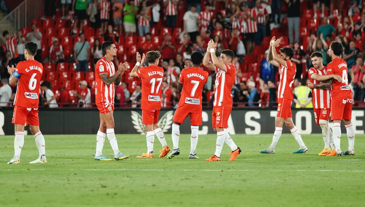 Las notas uno a uno de los jugadores del Almería frente a la Real Sociedad