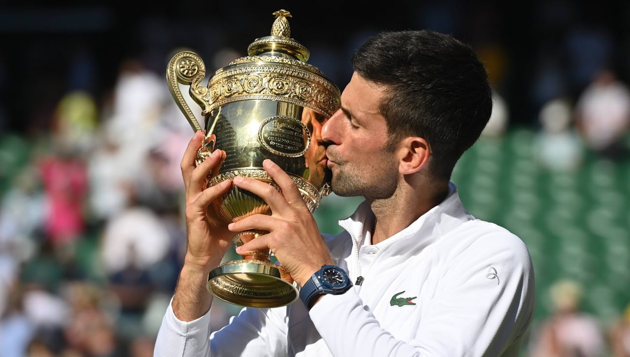 ¿Cuántos Wimbledon tiene Novak Djokovic?