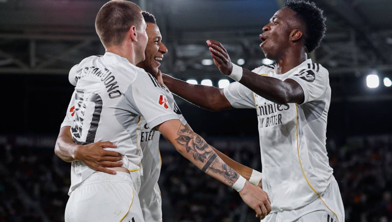 Levante 1-4 Real Madrid: Estreno de Mastantuono, doblete de Mbappé y reivindicación de Vinícius